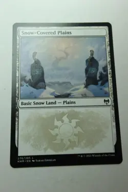 MTG Snow-Covered Plains x1- -Kaldheim-Lightly Played - Image 1