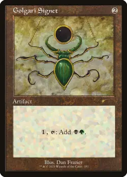 MTG Magic the Gathering Golgari Signet (292/1320) Secret Lair Drop Series NM - Image 1