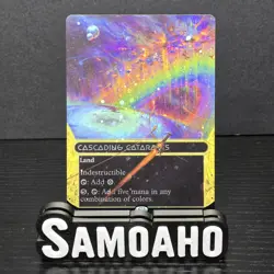 MTG Edge of Eternities Cascading Cataracts (Borderless Galaxy Foil) 0095 - Image 1