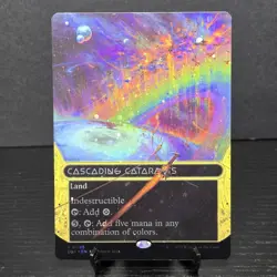 MTG Edge of Eternities Cascading Cataracts (Borderless Galaxy Foil) 0095 - Image 2