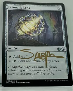 Prismatic Lens - Ultimate Masters - NM-Mint - MTG -Signed- Free Shipping - Image 1