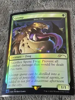 MTG Gromp - Spore Frog FOIL Secret Lair Drop 696 MINT / NM - Image 1