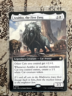 Arahbo, the First Fang (Extended Art) - Foundations - 442 - #Lightly Played - Image 1