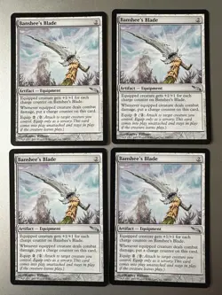 4x Banshee’s Blade (NM) Mirrodin Uncommon MRD Magic the Gathering MTG Playset - Image 1