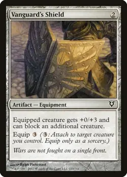 1x Vanguard's Shield NM Eng MTG - Avacyn Restored - Image 1