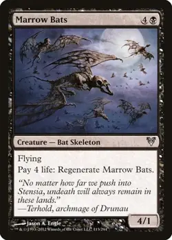 1x Marrow Bats NM Eng MTG - Avacyn Restored - Image 1