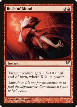1x Rush of Blood NM Eng MTG - Avacyn Restored - Image 1