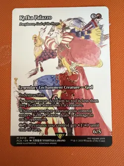 Kefka Palazzo - Purphoros, God of the Forge (Showcase) Final Fantasy NM MTG - Image 1