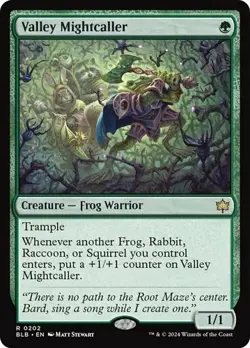 x1 Valley Mightcaller R MTG Bloomburrow M/NM, English - Image 1