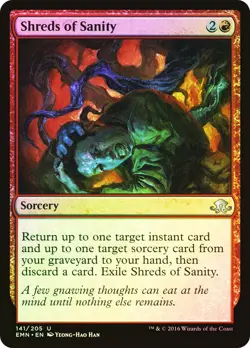 MTG FOIL Shreds of Sanity - Eldritch Moon #141 - Image 1