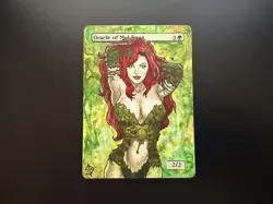 Magic MTG Altered Painted Poison Ivy - Oracle of Mul Daya - Image 1