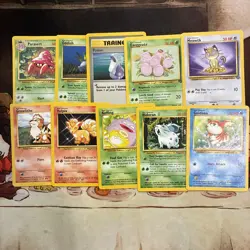 Pokemon TCG Vintage Lot 10 Cards Base Set 1999-2000 Vintage WOTC - Image 1