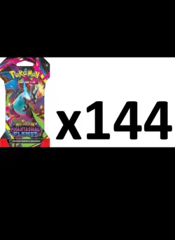 Pokemon ME02 PHANTASMAL FLAMES SLEEVED Booster Pack Case 144ct FACTORY SEALED! - Image 1