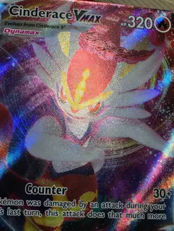 NM Pokemon Cinderace VMAX 036/192 Swsh02: Rebel Clash Holo - Image 5