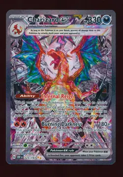 Pokemon TCG Charizard ex SIR 223/197 SV03: Obsidian Flames - Near Mint - Image 1