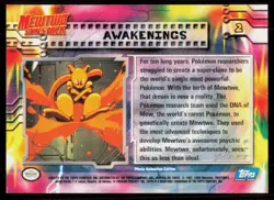 1999 Topps Pokemon Movie Edition Awakenings #2 - Image 2