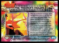 1999 Topps Pokemon Mewtwo Strikes Back The Trainer's Failure #22 - Image 2