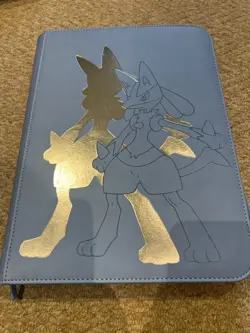 Pokemon MEG1 Mega Evolution Complete Base Set + Ultra Pro Lucario Binder - Image 1