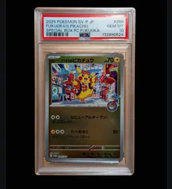 PSA 10 Fukuoka's Pikachu 289/SV-P Pokemon Center Fukuoka SP Promo Japanese - Image 1