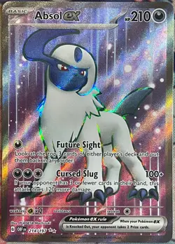 Absol ex Full Art Ultra Rare - 214/197 - Obsidian Flames Pokemon 2023 - Image 1