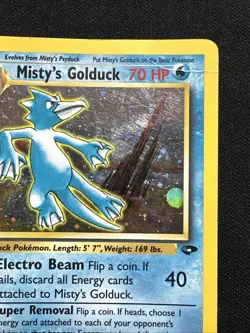 Misty's Golduck - 12/132 - Gym Challenge Holo - DMG / HP English Pokemon - Image 3