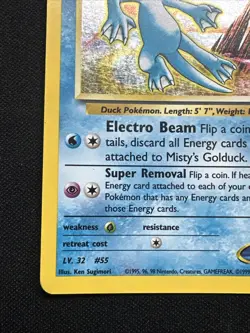 Misty's Golduck - 12/132 - Gym Challenge Holo - DMG / HP English Pokemon - Image 5