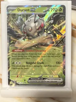 Holo Durant ex - 004/191 Double Rare Surging Sparks Pokemon TCG - Image 1