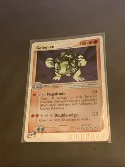 Pokemon TCG - Golem ex - 91/97 - Holo Ultra Rare - Dragon Expansion Set - LP - Image 1