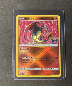 Radiant Charizard 11/78 Pokemon GO Pokemon TCG 2022 NM - Image 3