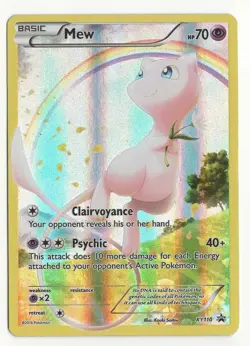 Pokemon Mew XY110 - Black Star Promo Holo Foil Full Art - Image 1