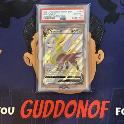 ??PSA 10 GEM MINT 2021 Pokemon Shining Fates Tins BOLTUND V #085 Promo - Image 1