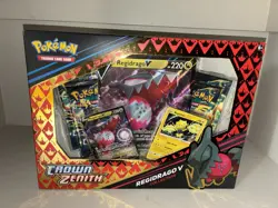 Pokemon Crown Zenith Regidrago V Collection Factory Sealed - Image 1