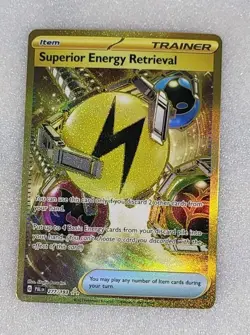 Superior Energy Retrieval 277/193 NM/M SV02 Paldea Evolved Gold Pokemon TCG - Image 1