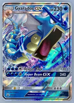 Pokemon SM Promos GYARADOS GX SM212 Black Star Promo NM/M+ Never Played Sun&Moon - Image 1