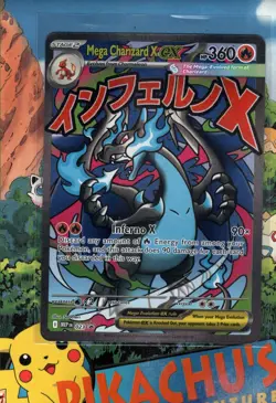 Pokemon TCG Mega Charizard X ex - MEP023 UPC Special Illustration Promo NM/M - Image 1