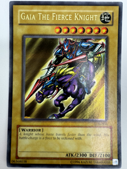 Gaia The Fierce Knight LOB-006 The Legend of Blue Eyes White Dragon Unlimited - Image 1