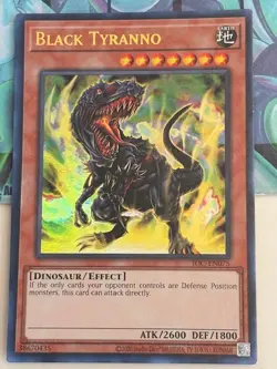 Yugioh 1x Black Tyranno Ultra IOC-EN075 Invasion of Chaos 25th Anniversary NM - Image 1