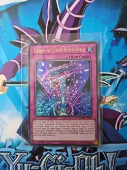Transaction Rollback MZMI-EN038 Ultra Rare Yu-Gi-Oh Card 1st Edition New - Image 1