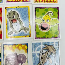 Pokemon 1999 Topps Merlin Stickers Card LOT 13 Nintendo Charizard Mini Binder - Image 5