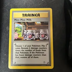 Pokemon Card Trainer Moo-Moo Milk 101/111 Neo Genesis D1 - Image 1