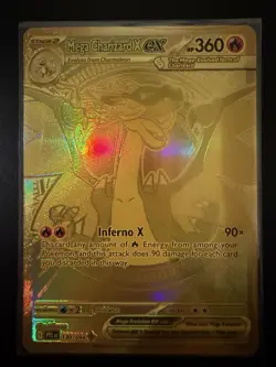Mega Charizard X EX Phantasmal Flames 130/94 Mega Ultra Rare Gold Card - Image 1