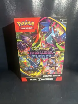 Pokemon Trading Card Game Mega Evolution Phantasmal Flames Booster Bundle - Image 1