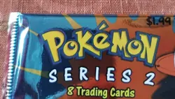 Topps Pokemon Series 2 -8 Trading Cards Including 1 Foil Card Factory Sealed - Image 3