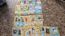 Lot Of 34 Vintage Pokemon Cards. Mixed Sets. All Played - Image 1