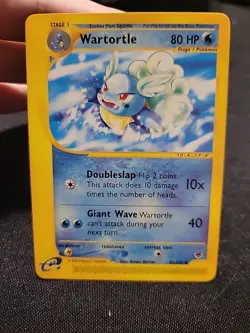 Pokemon TCG Wartortle Expedition 92/165 Regular Uncommon Card Lp 2002 Vintage - Image 1