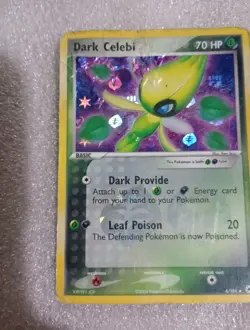 Dark Celebi 4/101 Hidden Legends Holo Pokemon Trading Card Game HP - Image 2