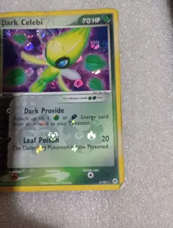 Dark Celebi 4/101 Hidden Legends Holo Pokemon Trading Card Game HP - Image 3