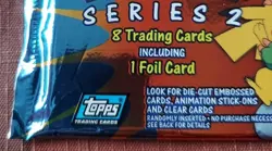 Topps Pokemon Series 2 -8 Trading Cards Including 1 Foil Card Factory Sealed - Image 5
