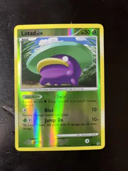 Pokemon TCG Shiney Lotad SH4 Reverse Holo Platinum Card Set Pokemon Card Game! - Image 1