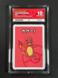 ACE 10 Charmander OLD MAID Japanese Pokemon Card Pokemon Center GEM MINT - Image 1